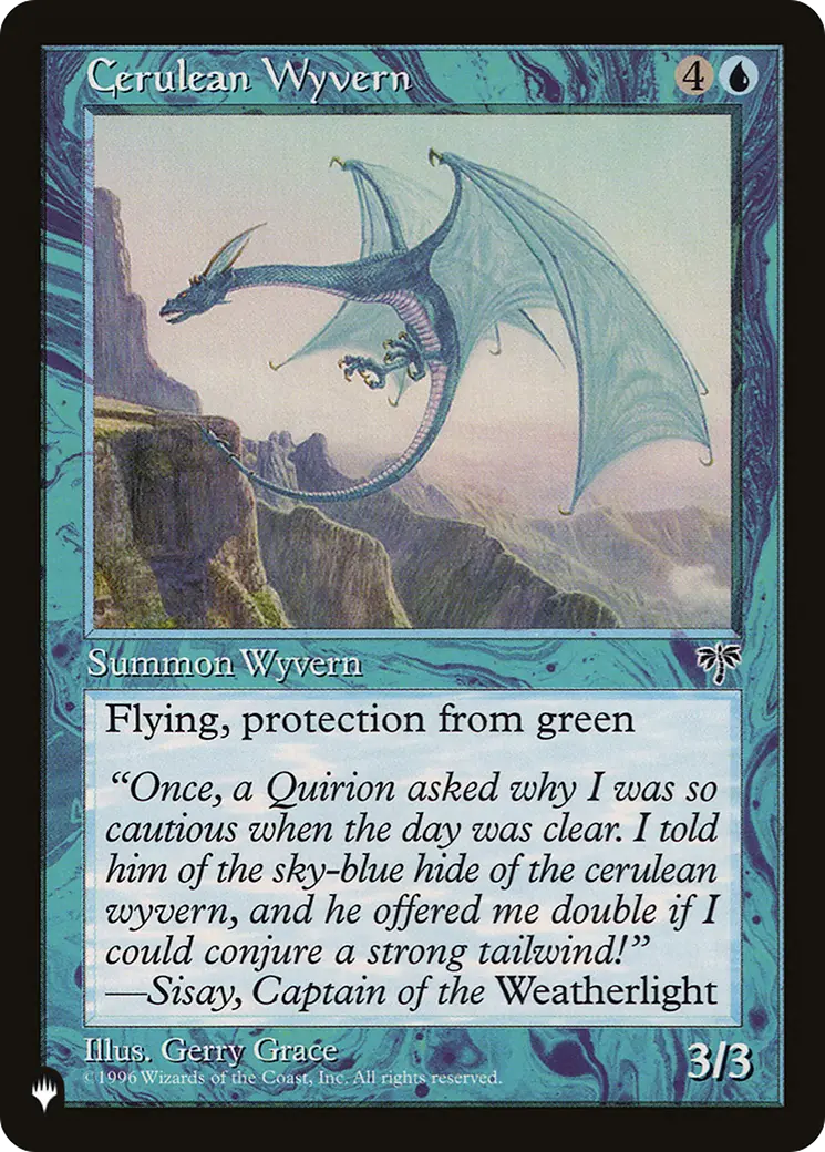 Cerulean Wyvern [The List] 1