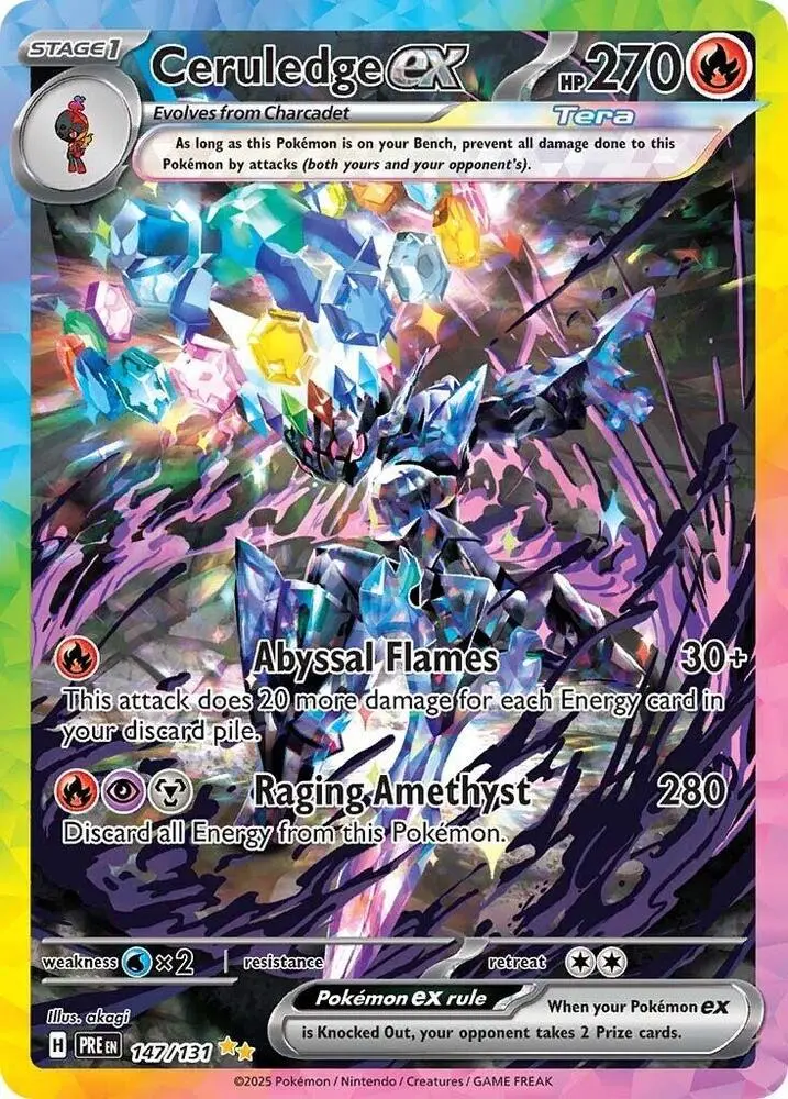Ceruledge Ex (147/131) [Scarlet & Violet: Prismatic Evolutions] 1