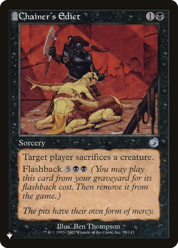 Chainer's Edict [The List] 1
