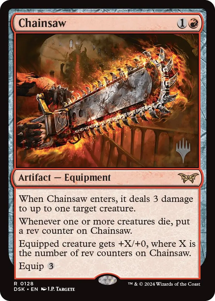 Chainsaw (Promo Pack) [Duskmourn: House Of Horror Promos] 1