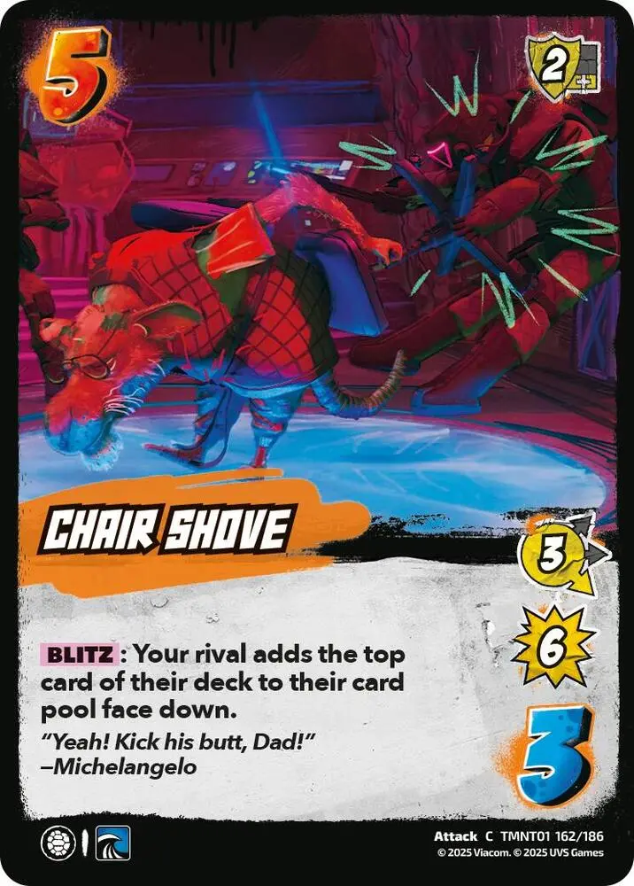 Chair Shove - Teenage Mutant Ninja Turtles (Tmnt) 1