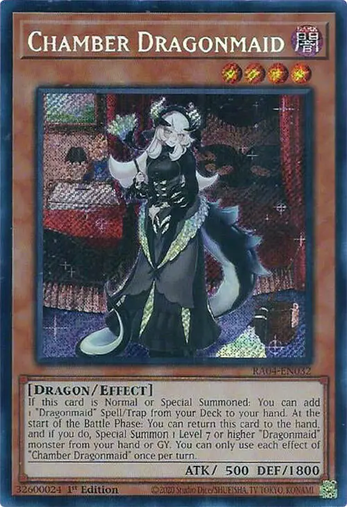 Chamber Dragonmaid [Ra04-En032] Secret Rare 1