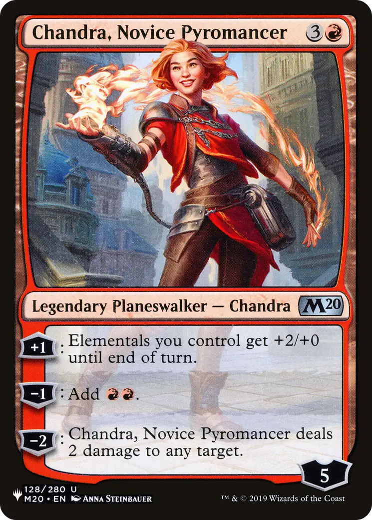 Chandra, Novice Pyromancer [The List] 1