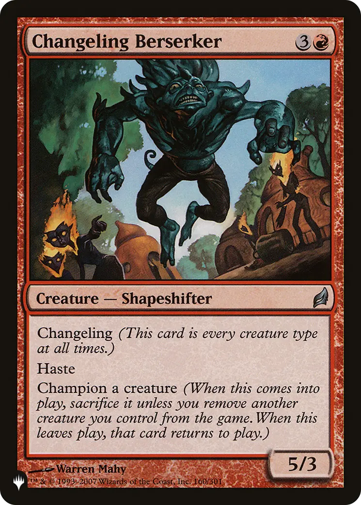 Changeling Berserker [The List] 1