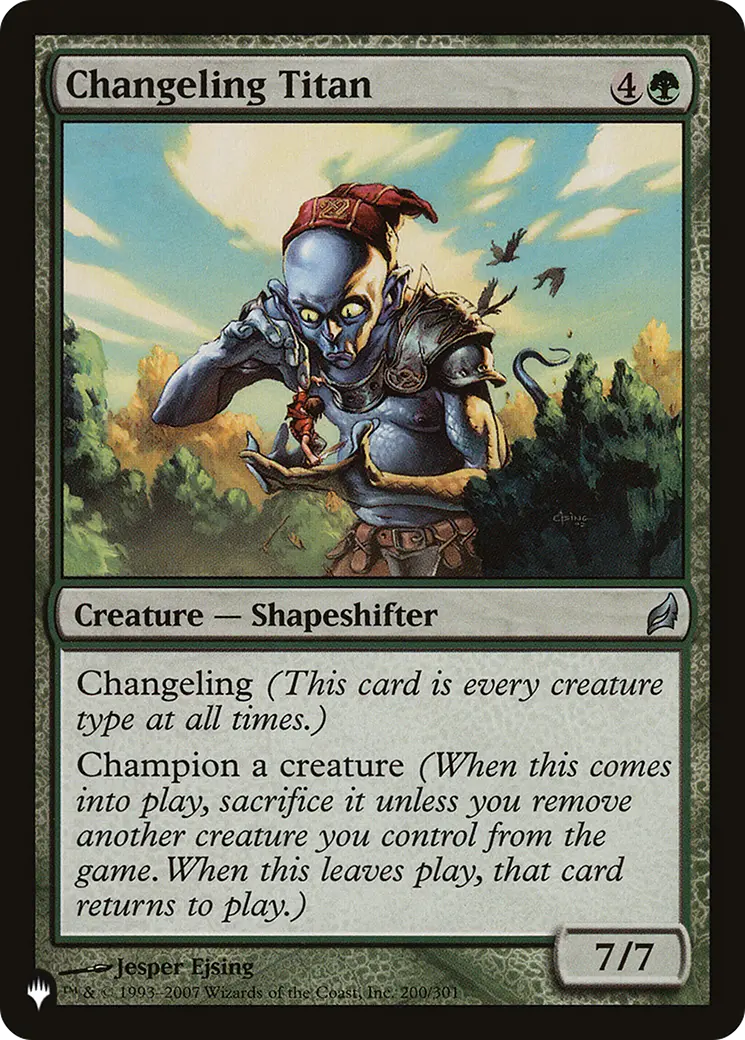 Changeling Titan [The List] 1