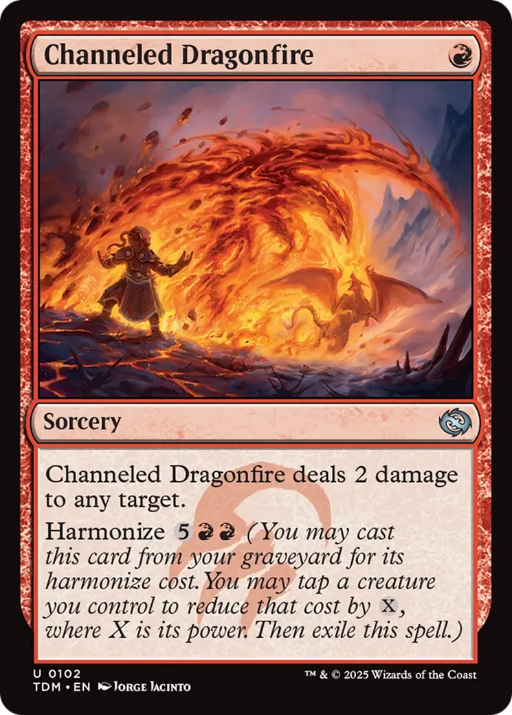 Channeled Dragonfire [Tarkir: Dragonstorm] 1