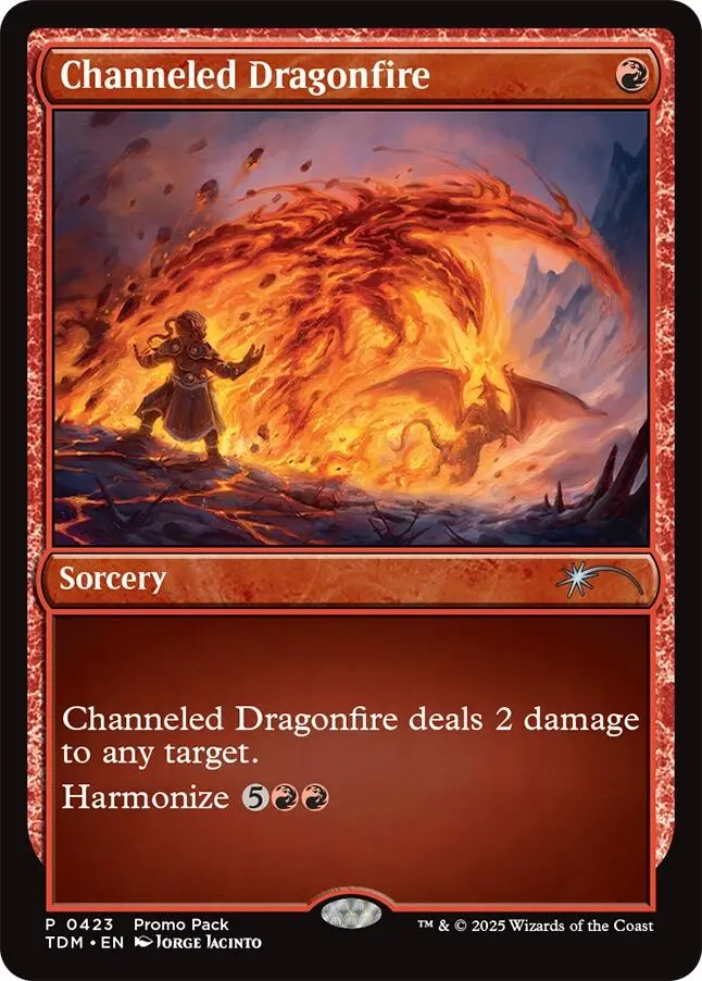 Channeled Dragonfire [Tarkir: Dragonstorm Promos] 1