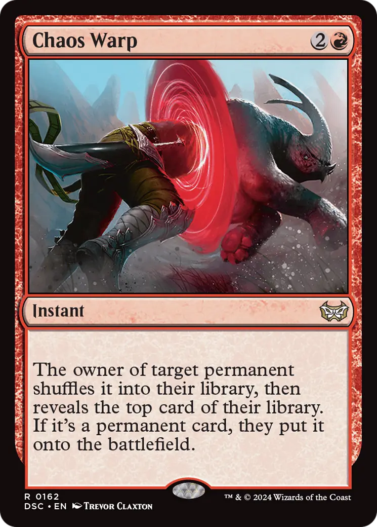 Chaos Warp [Duskmourn: House Of Horror Commander] 1