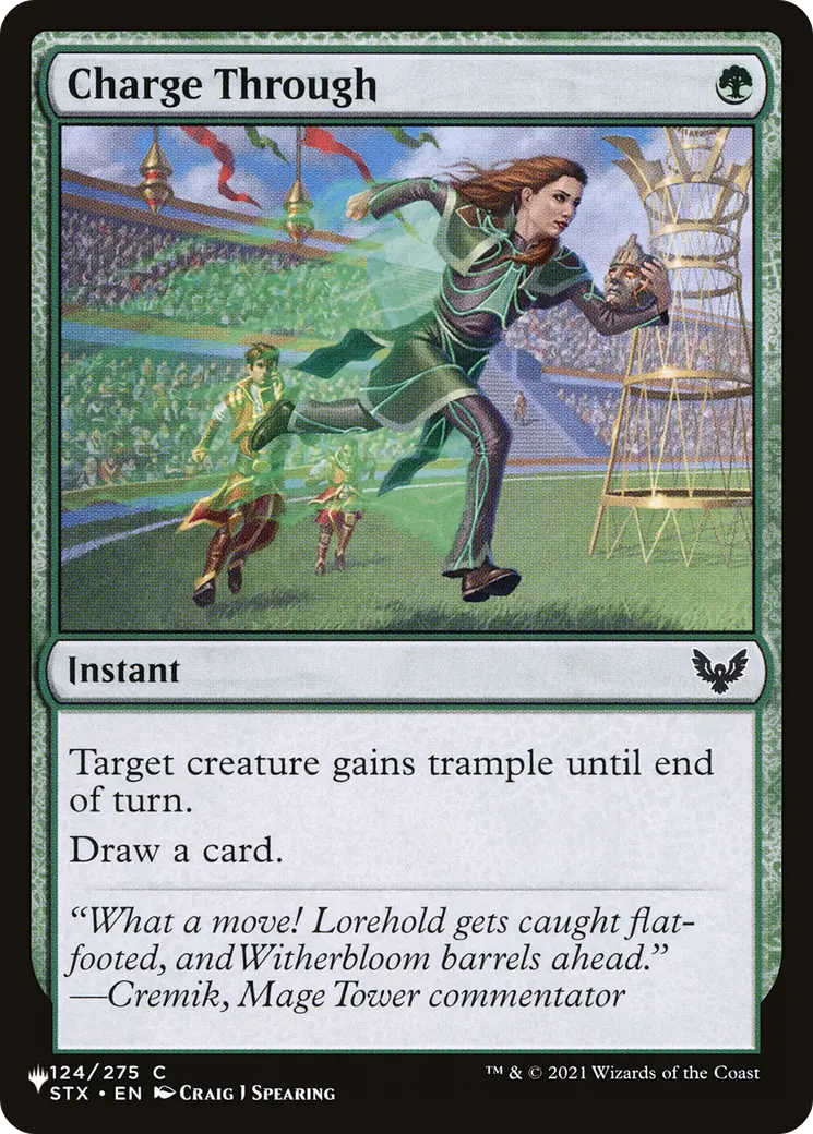 Charge Through [The List] 1