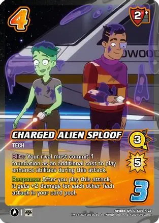 Charged Alien Sploof - Stk04 7/22 - U - Holofoil 1