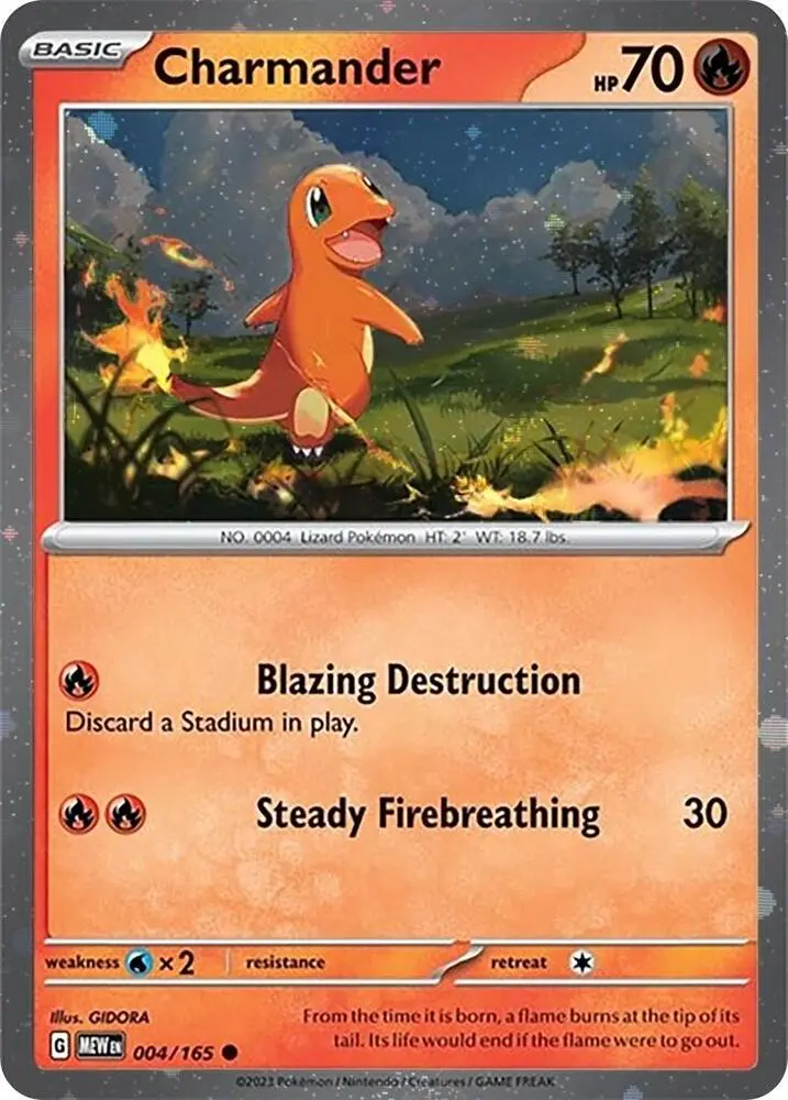 Charmander (004) (Cosmos Holo) [Scarlet & Violet: Black Star Promos] 1