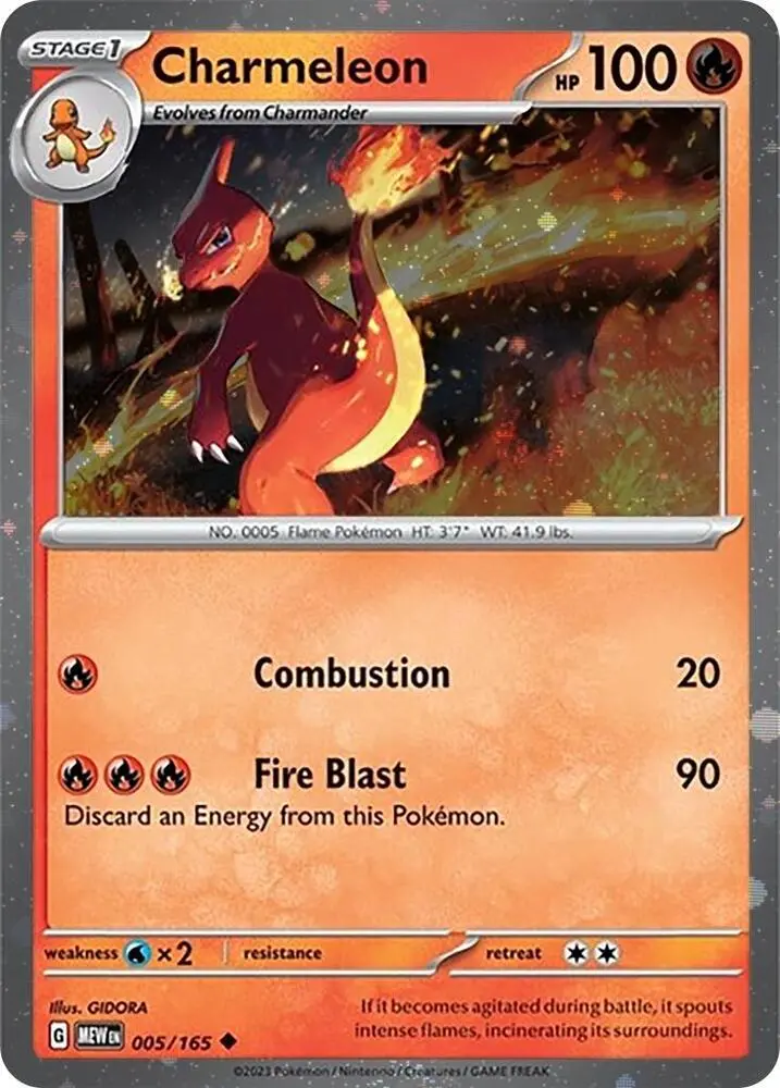 Charmeleon (005) (Cosmos Holo) [Scarlet & Violet: Black Star Promos] 1