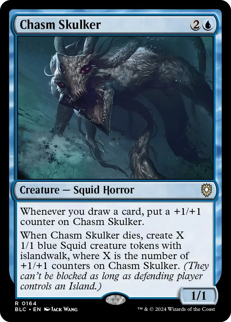 Chasm Skulker [Bloomburrow Commander] 1