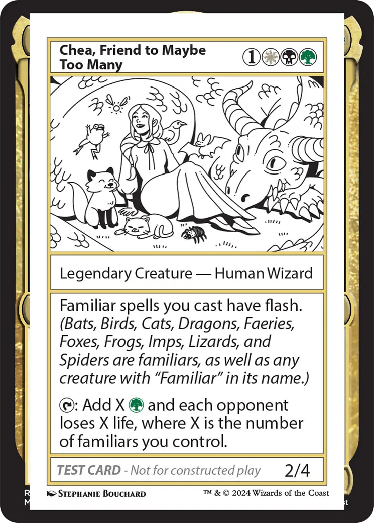 Chea, Friend To Maybe Too Many [Mystery Booster 2 Playtest Cards] 1