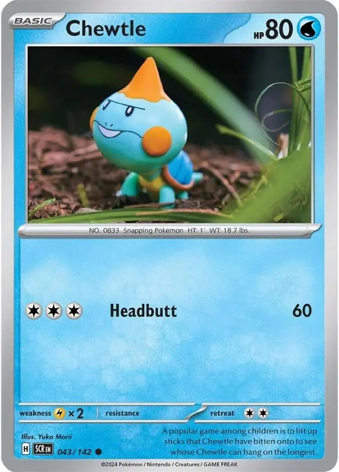 Chewtle (043/142) [Scarlet & Violet: Stellar Crown] 1