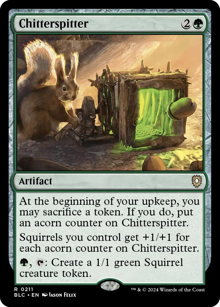 Chitterspitter [Bloomburrow Commander] 1
