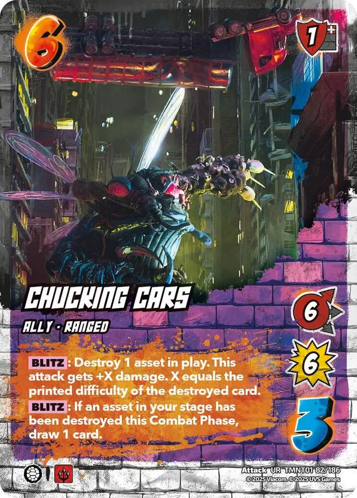 Chucking Cars - Teenage Mutant Ninja Turtles (Tmnt) 1