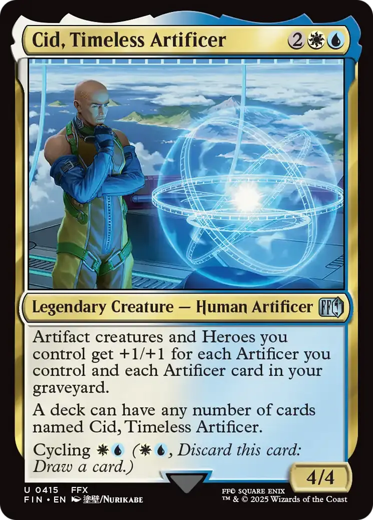 Cid, Timeless Artificer (0415) [Final Fantasy] 1