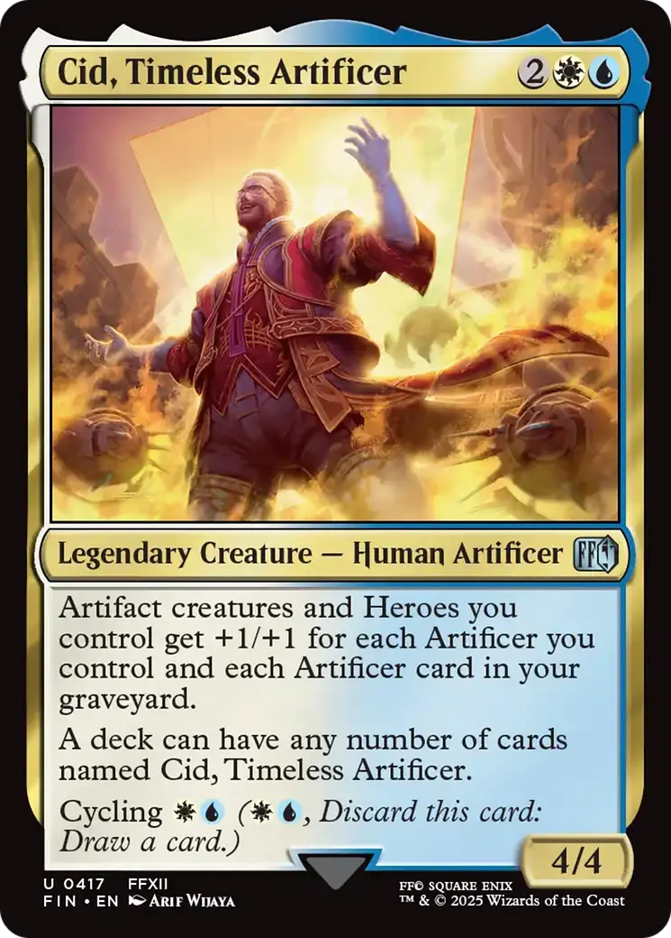 Cid, Timeless Artificer (0417) [Final Fantasy] 1