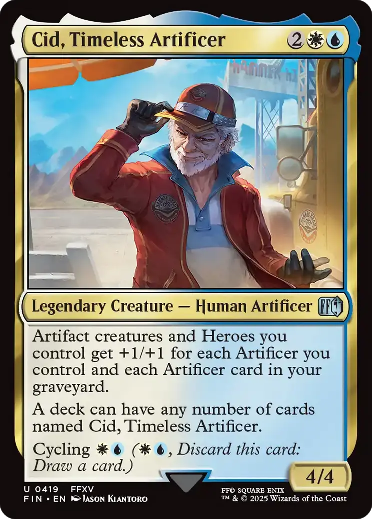 Cid, Timeless Artificer (0419) [Final Fantasy] 1