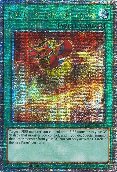 Circle Of The Fire Kings [Ra04-En195] Quarter Century Secret Rare 1