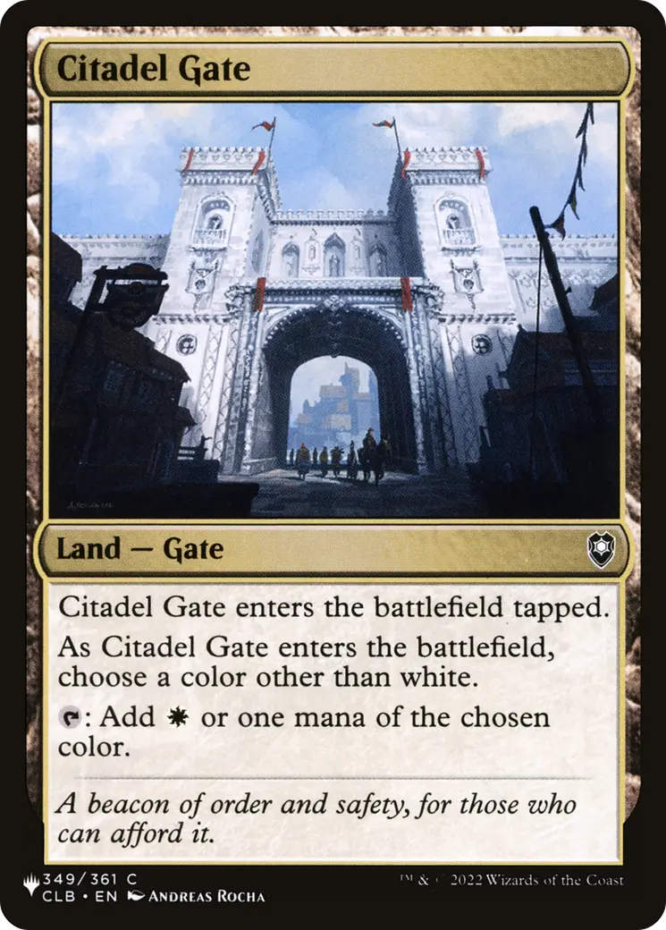 Citadel Gate [The List] 1