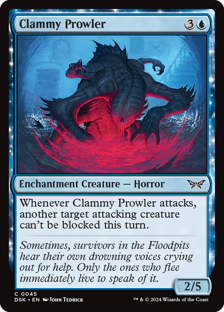 Clammy Prowler [Duskmourn: House Of Horror] 1