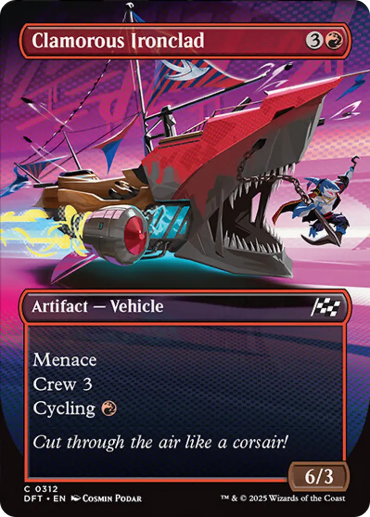 Clamorous Ironclad (Borderless) [Aetherdrift] 1