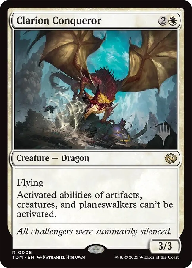 Clarion Conqueror (Promo Pack) [Tarkir: Dragonstorm Promos] 1