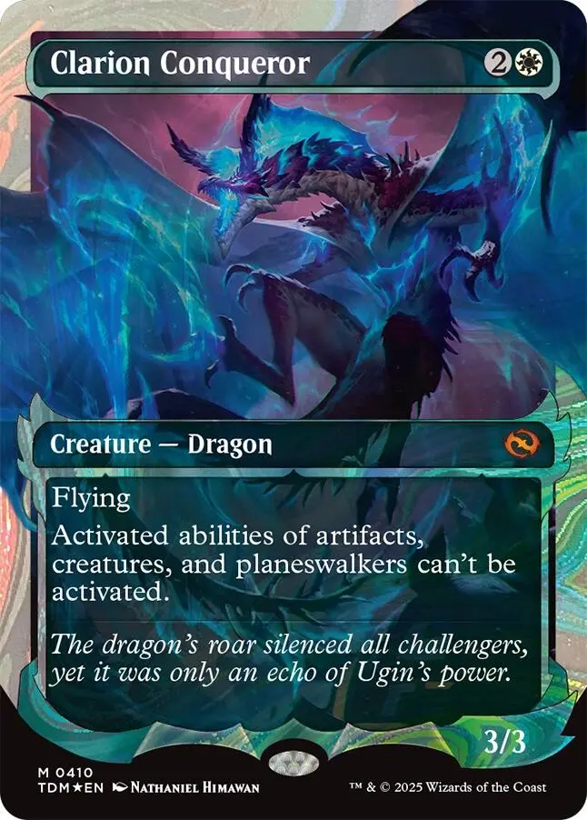 Clarion Conqueror (Showcase) (Halo Foil) [Tarkir: Dragonstorm] 1