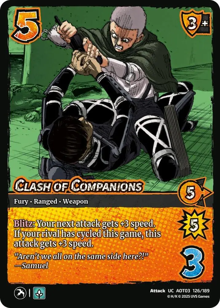 Clash Of Companions 1