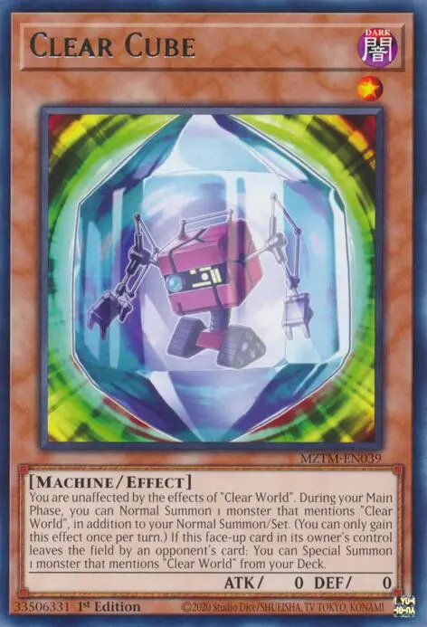 Clear Cube [Mztm-En039] Rare 1