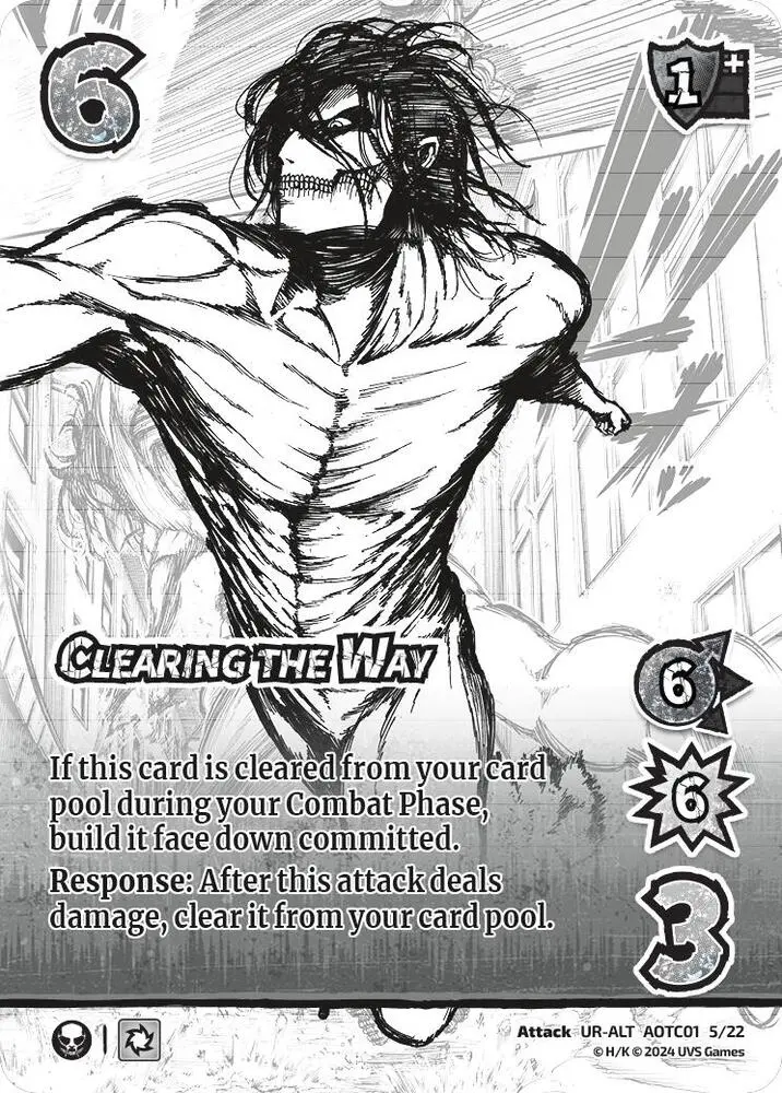 Clearing The Way (Alternate Art) - Challenger Series: Attack On Titan: Battle For Humanity (Csaot) 1