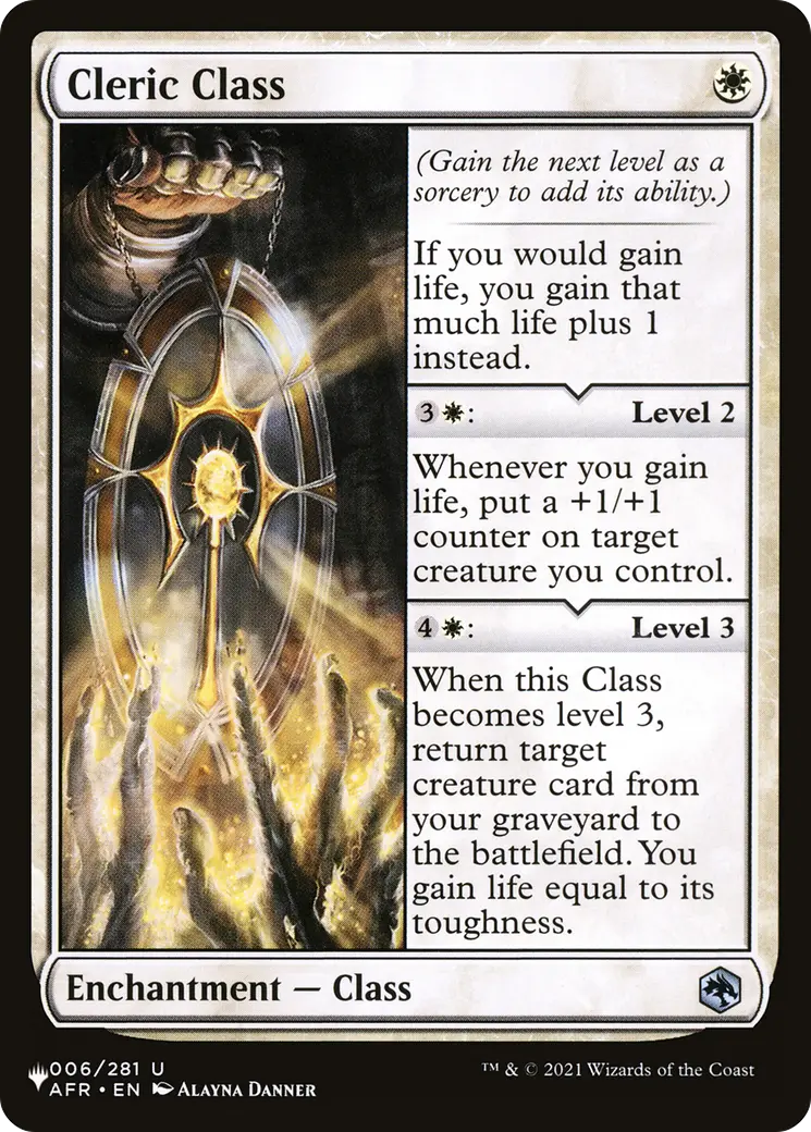 Cleric Class [The List] 1