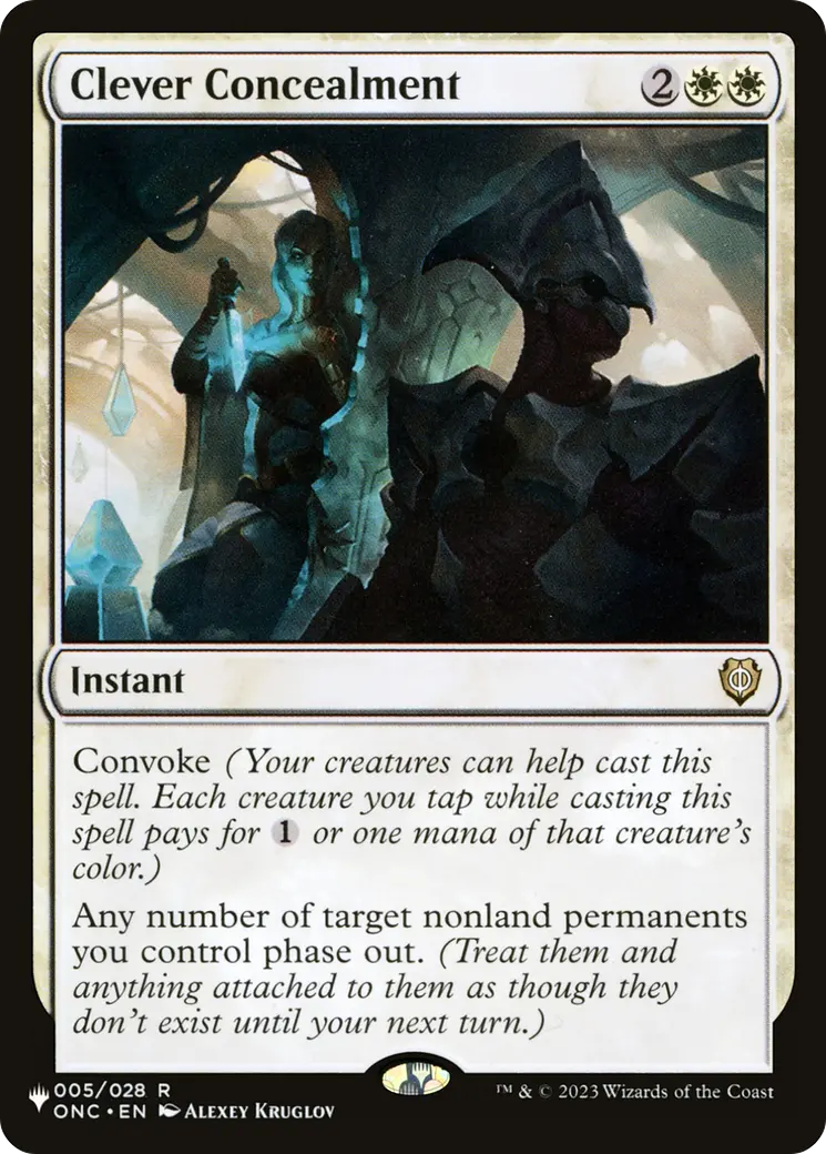 Clever Concealment [The List] 1