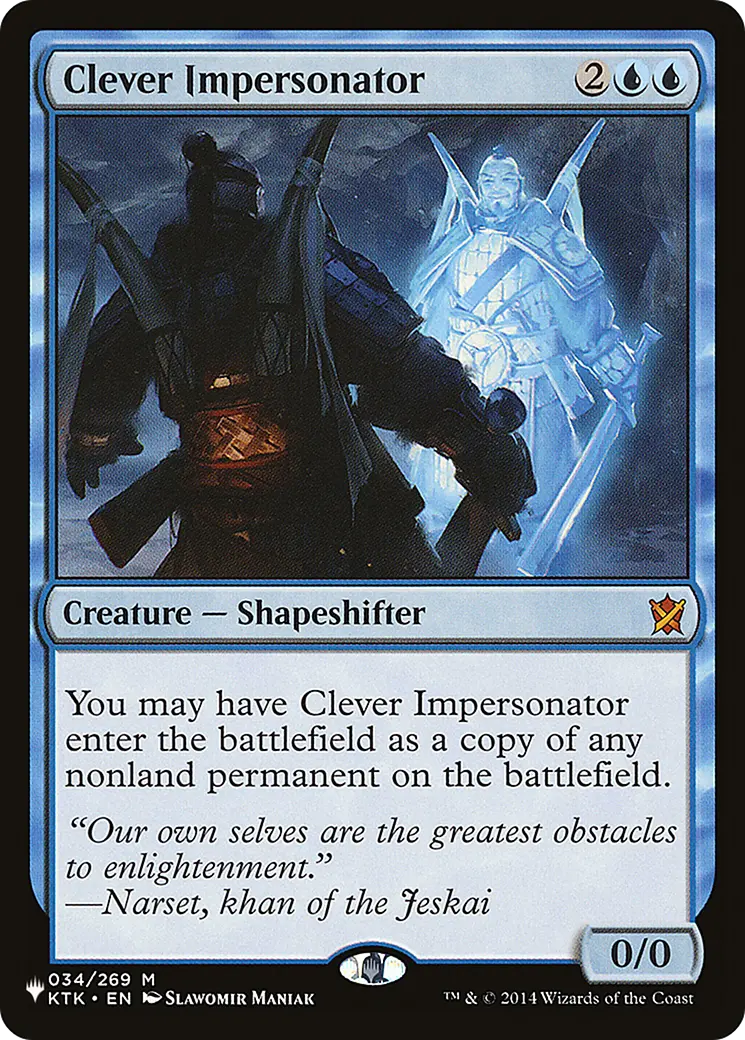 Clever Impersonator [The List] 1
