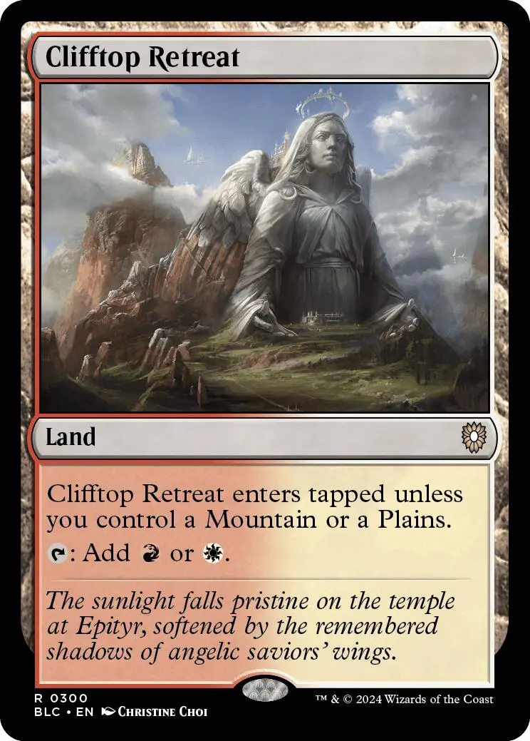 Clifftop Retreat [Bloomburrow Commander] 1
