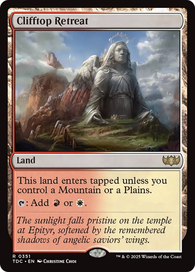 Clifftop Retreat [Tarkir: Dragonstorm Commander] 1