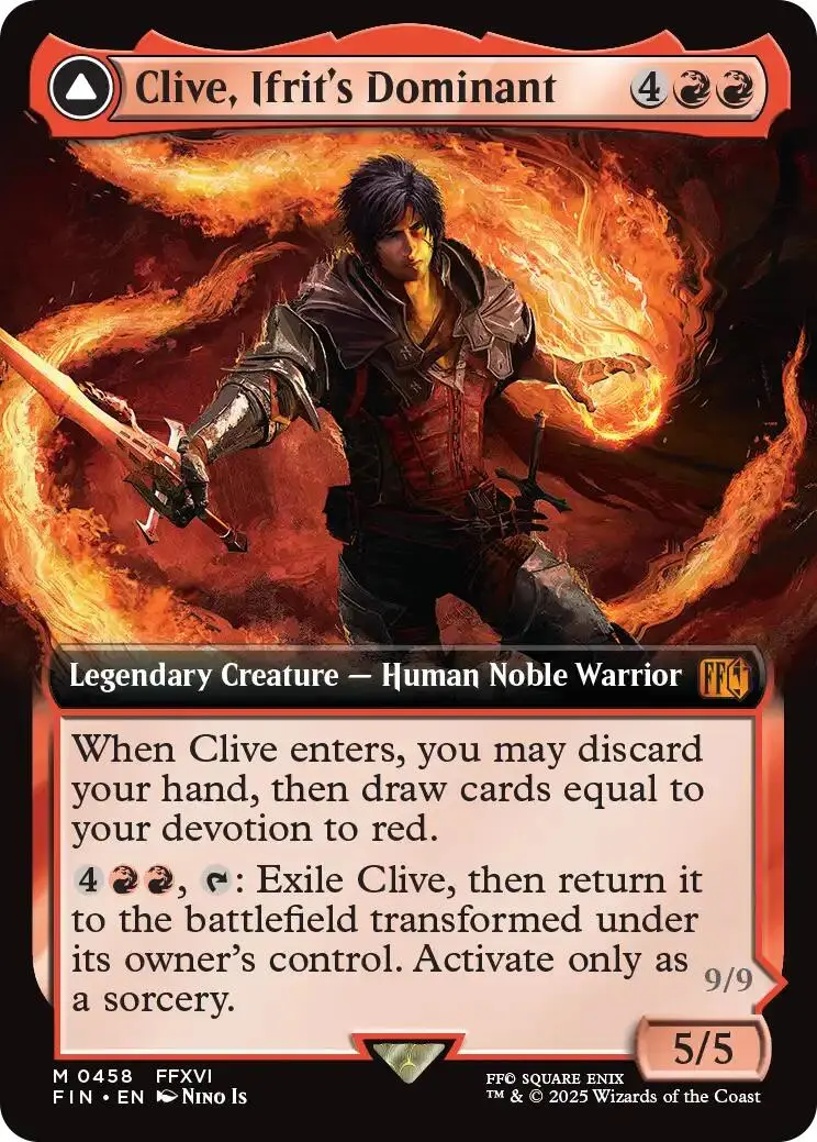 Clive, Ifrit's Dominant // Ifrit, Warden Of Inferno (Extended Art) [Final Fantasy] 1