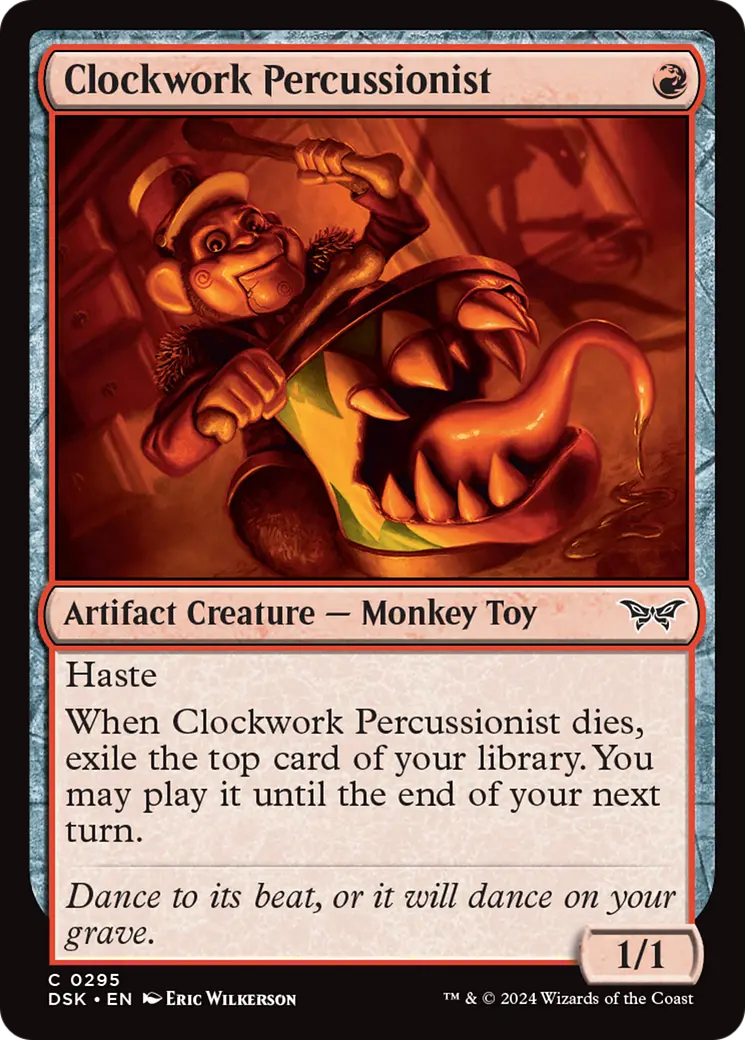 Clockwork Percussionist (0295) [Duskmourn: House Of Horror] 1