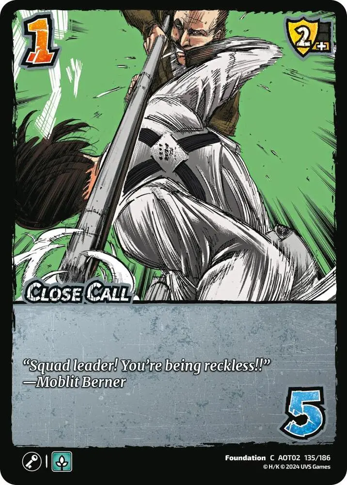 Close Call - Attack On Titan: Origins Of Power (Aot02) 1