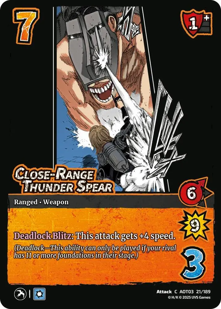 Close-Range Thunder Spear 1