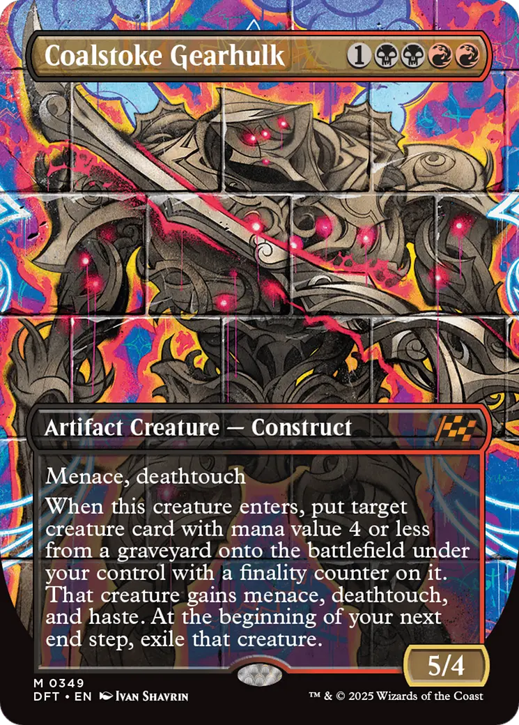 Coalstoke Gearhulk (Borderless) [Aetherdrift] 1