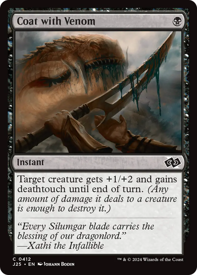 Coat With Venom [Foundations Jumpstart] 1