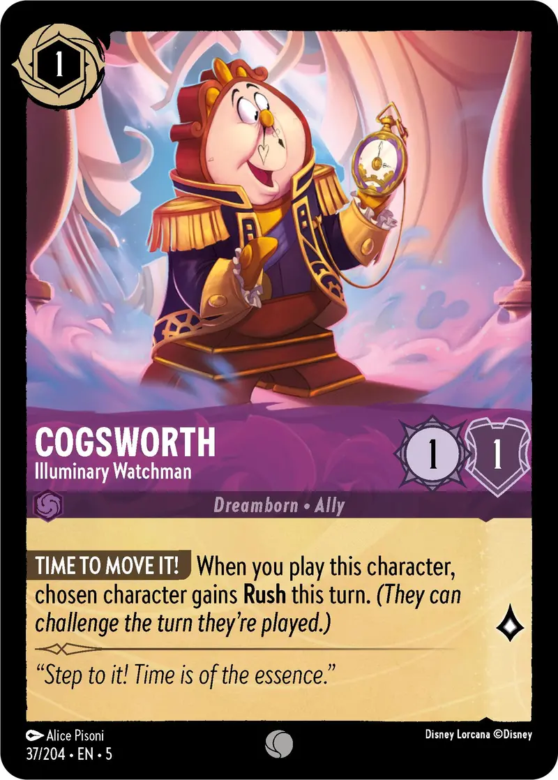 Cogsworth - Illuminary Watchman (37/204) [Shimmering Skies] 1