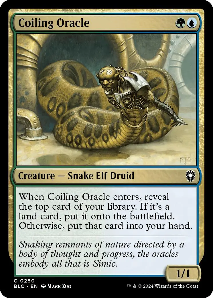 Coiling Oracle [Bloomburrow Commander] 1