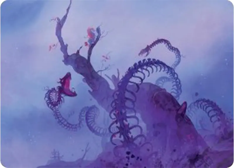 Coiling Rebirth Art Card [Bloomburrow Art Series] 1