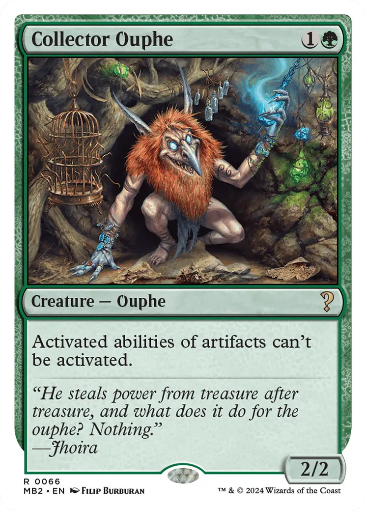 Collector Ouphe (White Border) [Mystery Booster 2] 1
