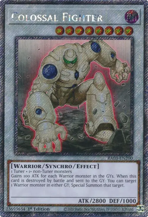 Colossal Fighter (Platinum Secret Rare) [Ra03-En200] Platinum Secret Rare 1
