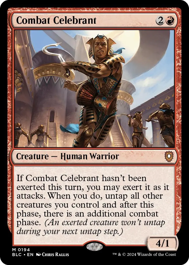 Combat Celebrant [Bloomburrow Commander] 1